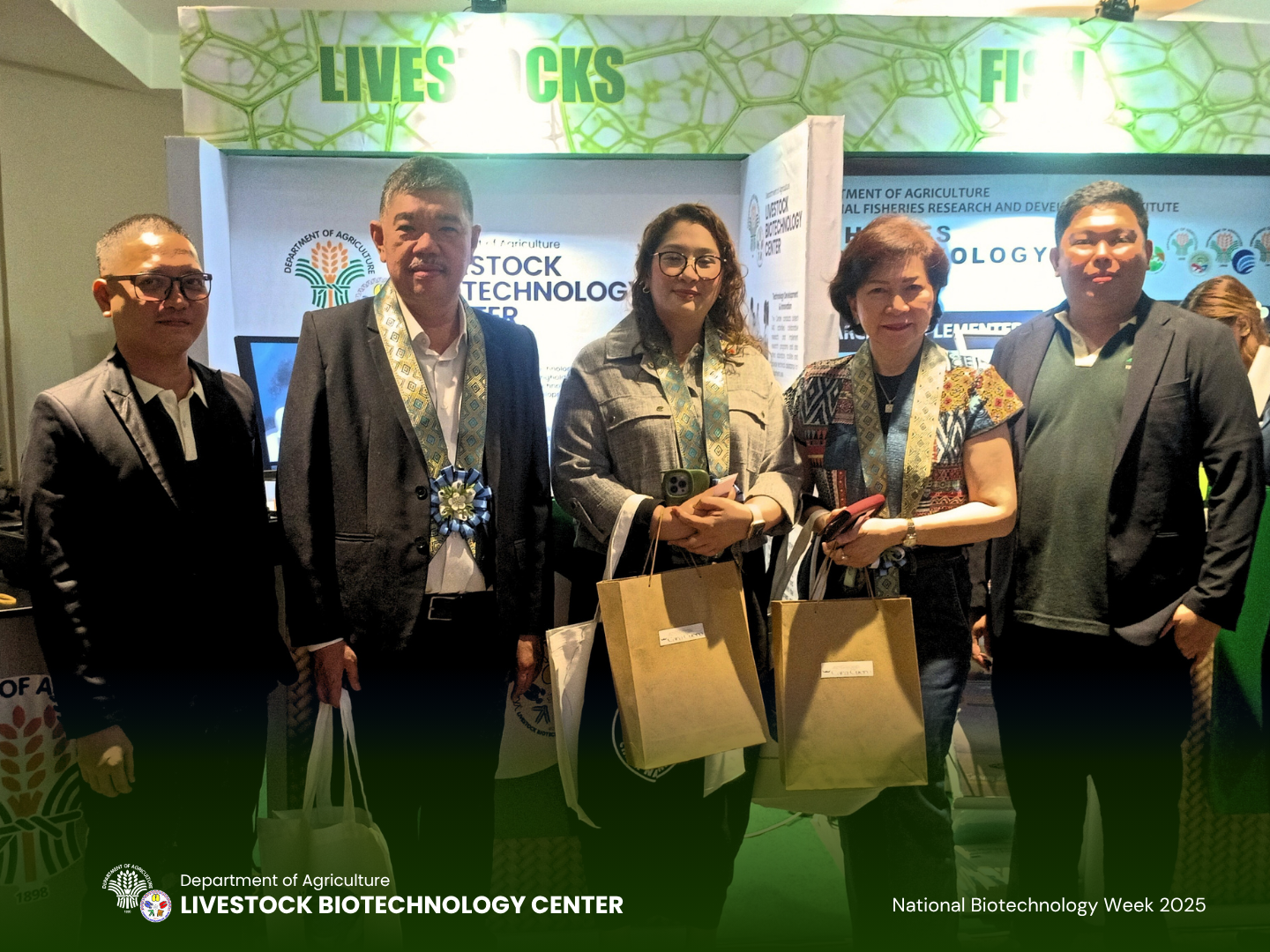 LBC Staff with Dr. Paul C Limson and Delegates of the National Biotechnology Week